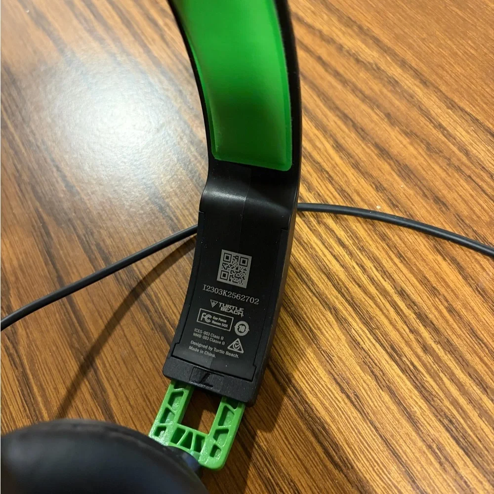 Turtle Beach Green and Black Gaming Headset